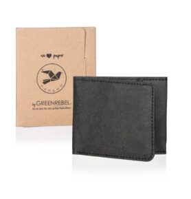 Papero Bags Tenká papírová peněženka Raven