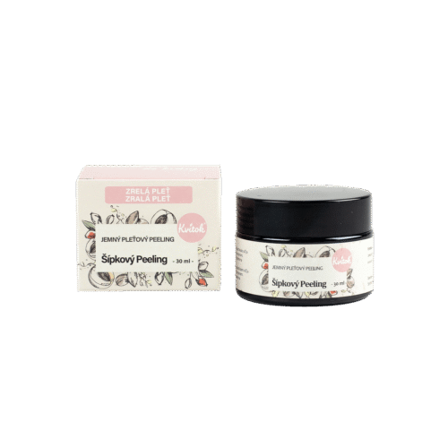Kvítok Šípkový pleťový peeling - zralá pleť 30ml