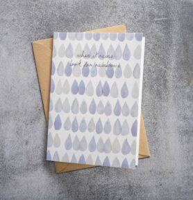 A BEAUTIFUL STORY Přáníčko - Raindrops