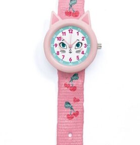 DJECO Dětské hodinky Kočička