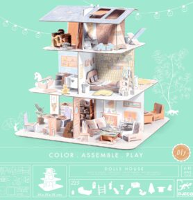 DJECO DIY Dům pro panenky