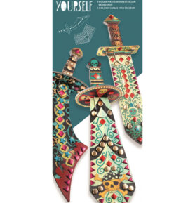 DJECO DIY třpytivé meče pro rytíře