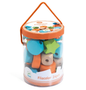 DJECO Dřevěné navlékání Tvary