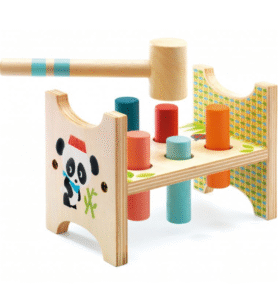 DJECO Dřevěné zatloukání s kolíky