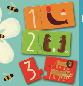 DJECO Duo puzzle Čísla