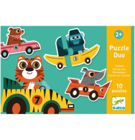 DJECO Duo puzzle Závodní auta