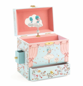 DJECO Hrací skříňka Baletka v divadle