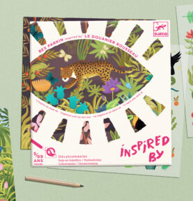 DJECO Inspired by Douanier Rousseau - Propisovací obrázky