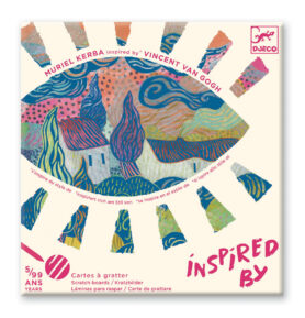 DJECO Inspired by Vincent Van Gogh - vyškrabávací obrázky