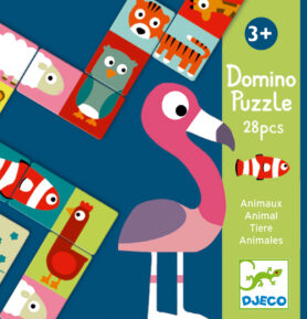 DJECO Oboustranné domino Zvířátka