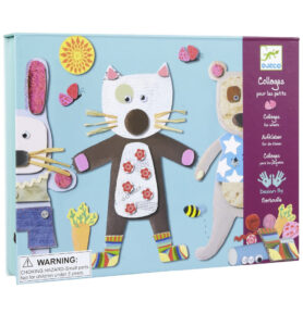 DJECO První koláž Kočička a medvídek