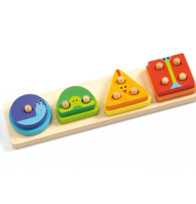 DJECO Puzzle - 1,2,3,4 základní