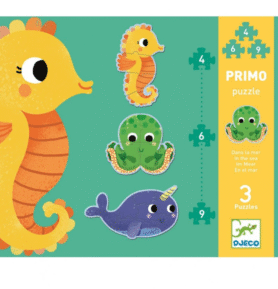 DJECO Puzzle pro nejmenší - Pod mořem