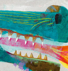 DJECO Puzzle velké Drak - 58 pcs