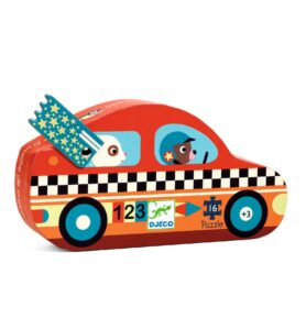 DJECO Puzzle Závodní auto - 16 pcs