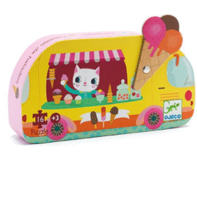 DJECO Puzzle Zmrzlina jede - 16 pcs