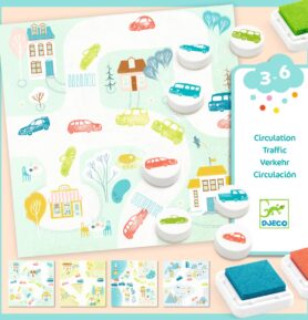 DJECO Razítkovací set Auta