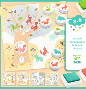 DJECO Razítkovací set Strom zvířátek