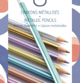 DJECO Sada 8 pastelek s metalickým efektem