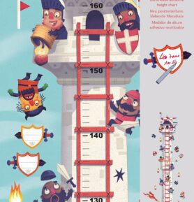 DJECO Samolepkový metr Rytířská věž