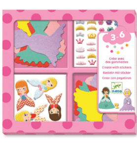 DJECO Samolepkový set roztomilé princezny