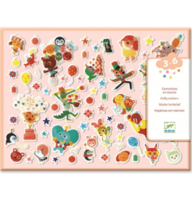 DJECO Set plastických samolepek party