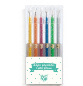 DJECO Třpytivá gelová pera