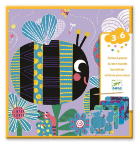 DJECO Vyškrabávací obrázky - Hmyzí kamarádi