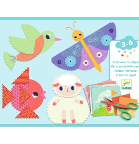 DJECO Výtvarná sada Stříhání zvířátek