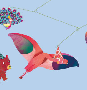 DJECO Závěs Karneval zvířátek