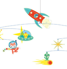 DJECO Závěs Vesmírné dovádění