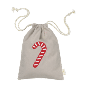 FABELAB Vánoční dárkový sáček - candycane