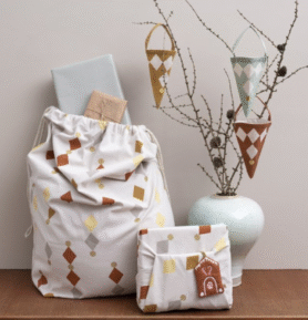 FABELAB Vánoční sáček - diamonds