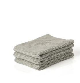 Zone Denmark Kuchyňská utěrka (3 ks) 27x27cm Mud