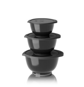 Rosti Sada kuchyňských mís Margrethe Mini 0,25+0,5+0,75L Black