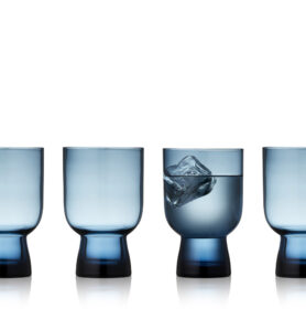 Lyngby Glas Sklenice na vodu Sorrento 30 cl (4 ks) Blue