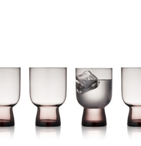 Lyngby Glas Sklenice na vodu Sorrento 30 cl (4 ks) Pink