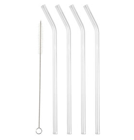 Lyngby Glas Skleněné brčko 21,5cm 4 ks Clear