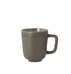 Villa Collection Kameninový hrnek s ouškem Shoku Warm Brown 33 cl