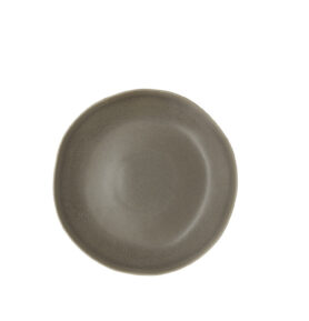 Villa Collection Kameninový mělký talíř Shoku Warm Brown 20 cm