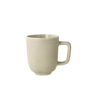 Villa Collection Kameninový hrnek s ouškem Shoku Soft Beige 33 cl