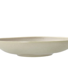 Villa Collection Kameninová salátová mísa Shoku Soft Beige 28 cm