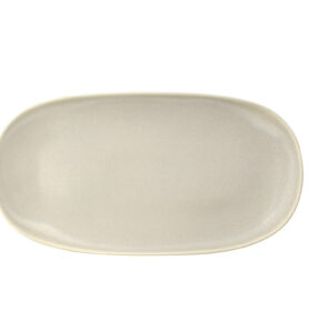 Villa Collection Kameninová servírovací tác Shoku Soft Beige 34x18 cm