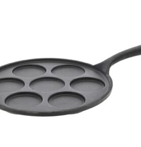 Holm Litinová pánev na lívance (na 7 ks) 23,5 cm Black