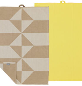 Södahl Kuchyňská utěrka 50x70 Twist (sada 2 ks) Warm Taupe