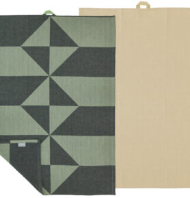 Södahl Kuchyňská utěrka 50x70 Twist (sada 2 ks) Hedge Green