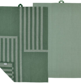 Södahl Kuchyňská utěrka 50x70 Reflection (sada 2 ks) Pine green