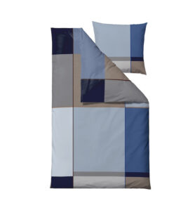 Södahl Bavlněné povlečení 140x200 Colour Block Blue