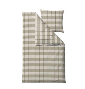 Södahl Bavlněné povlečení 140x220 Blocks Eucalyptus