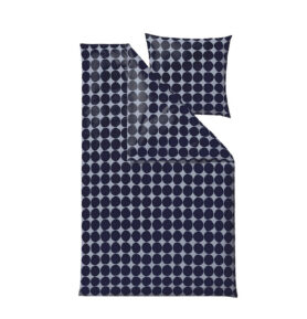 Södahl Bavlněné povlečení 140x220 Bubbles Linen blue